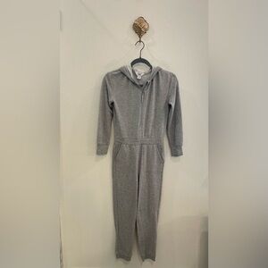 Athleta Girl Kids Grey Sweat Jumpsuit